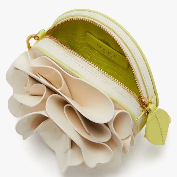 NWT Kate Spade Flora Patent Leather 3d Wristlet Purse - Picture 2 of 6